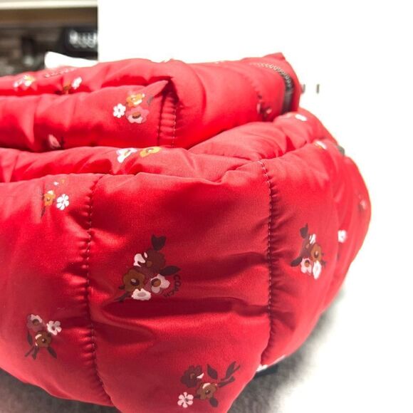 ??New! Coach Large Floral Quilted Satin Backpack Msrp:$325 Limited Edition main image 8